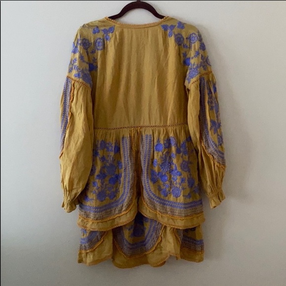 Anthropologie Meadow Rue Lisette Embroidered Dress - Picture 6 of 8